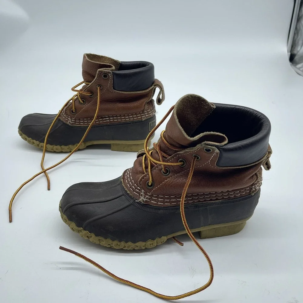 Vintage LL BEAN Women's Size 7 Hunting Shoe‎ Boots Waterproof Made in Maine USA